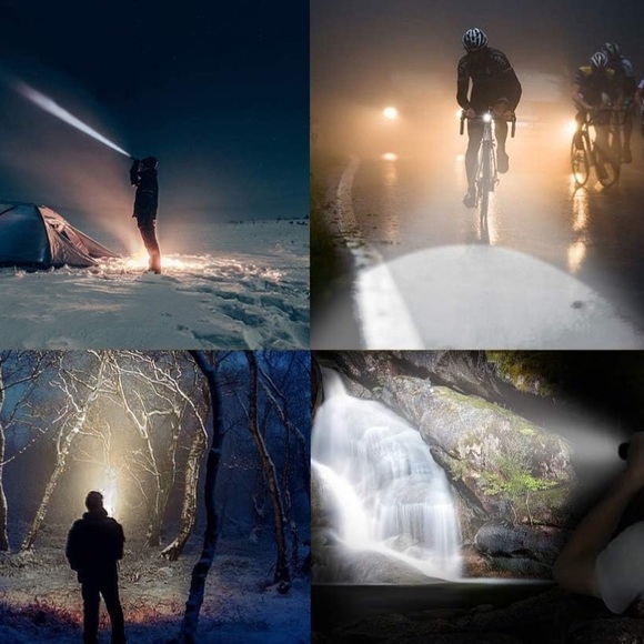 Tactical Flashlight, Adjustable Focus, Battery Powered Waterproof 1000 Lumen LED - Picture 8 of 8